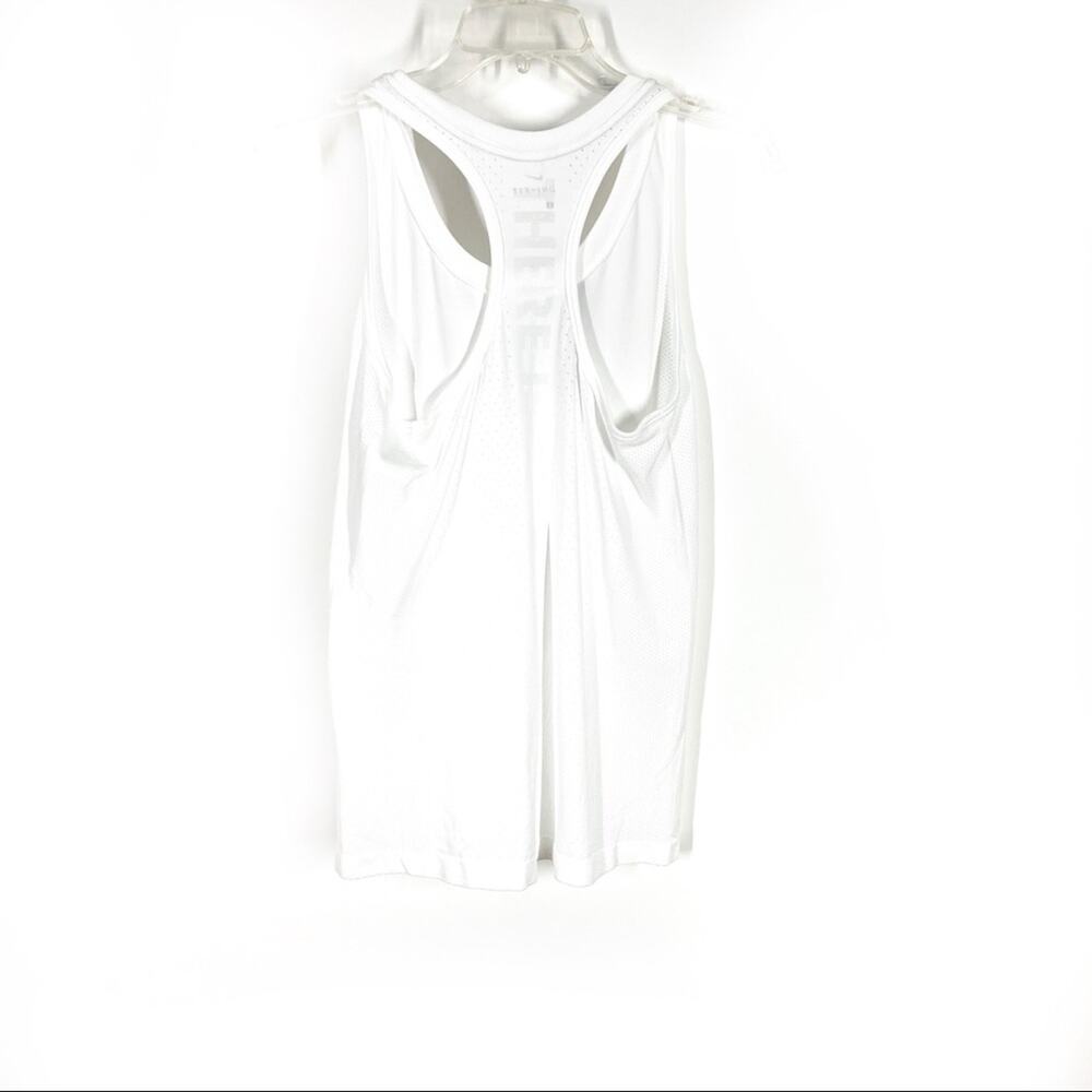 Nike Infinite Tank - White / Silver Swoosh - Size Small - NWT - Picture 5 of 12